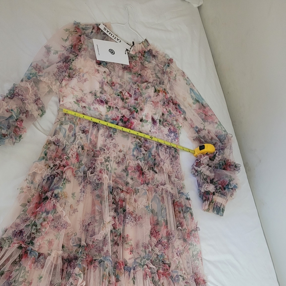 Floral Long Sleeve Maxi Dress - Picture 2 of 10